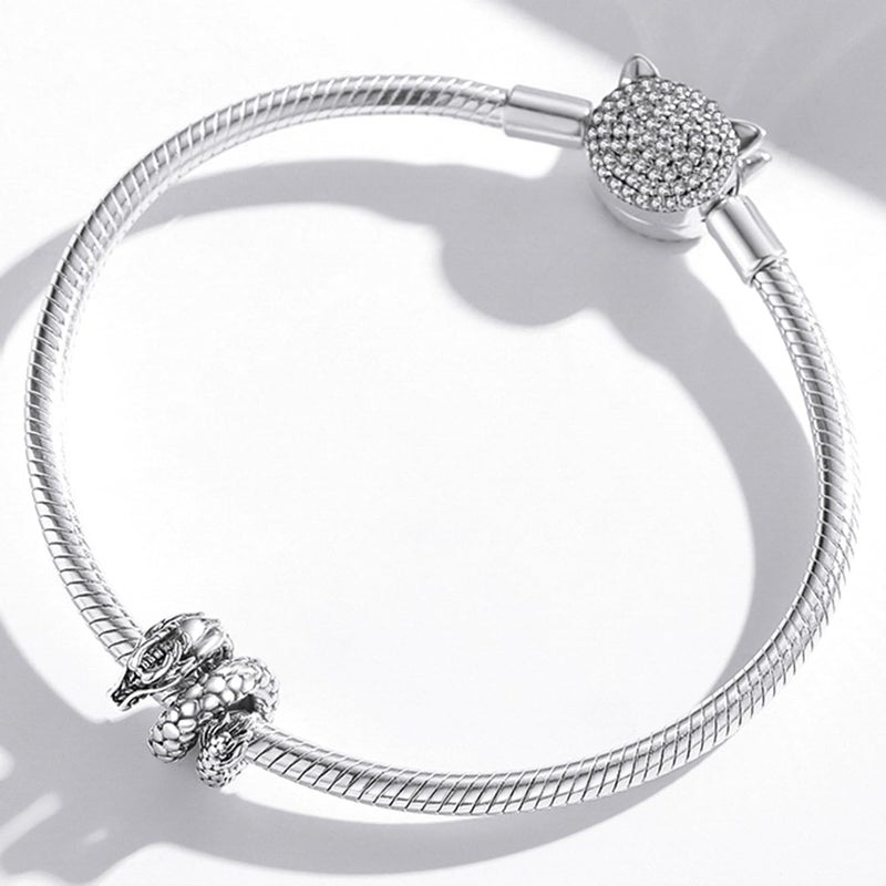 VOROCO Store Charm 925 Sterling Silver Bracelet Necklace Pendant Bead Charms Jewelry Gift for Women Mother Daughter Grandma Family Friends - Image 2